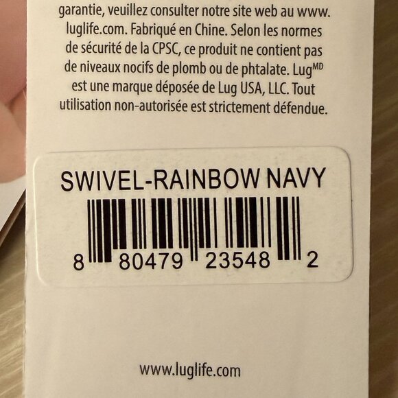 Lug Swivel Convertible Crossbody - Rainbow Navy - Picture 5 of 5